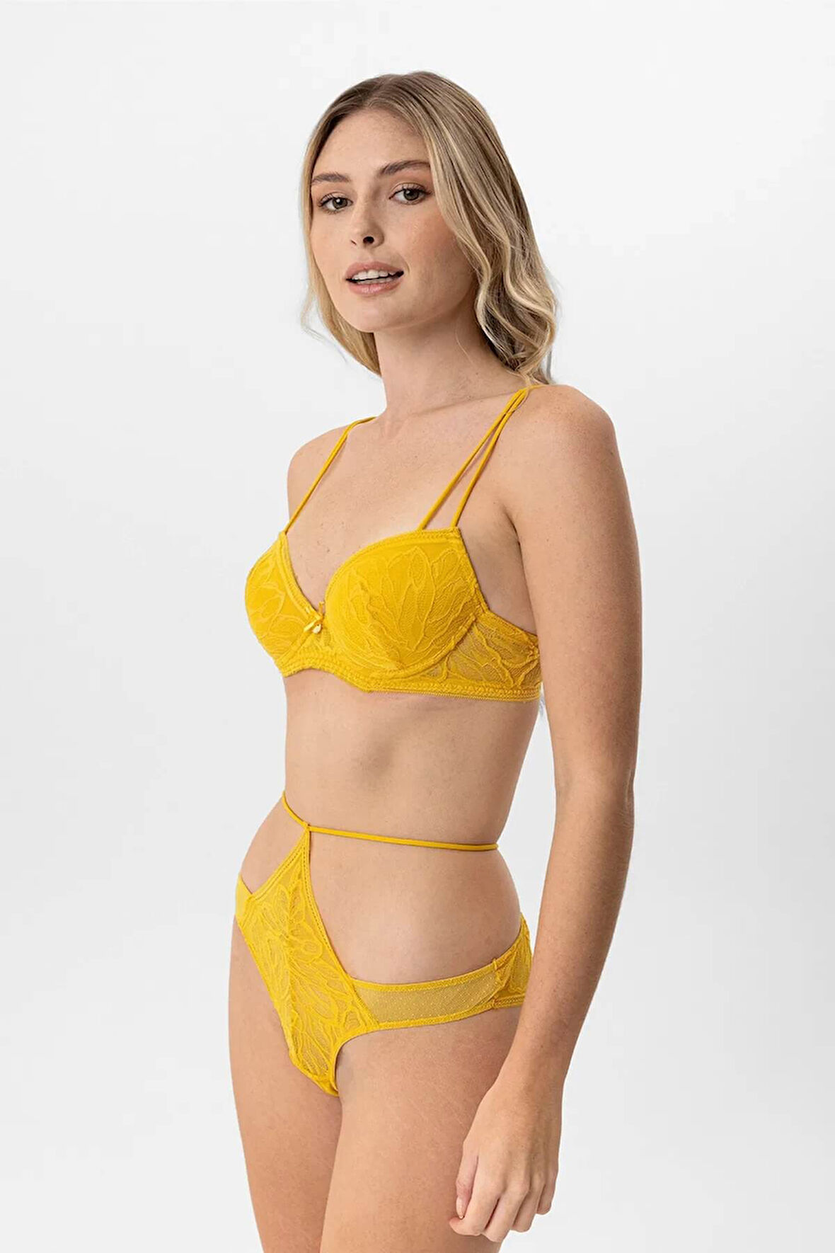 Pierre Cardin Dantelli Soft Push Up Sütyen Takım