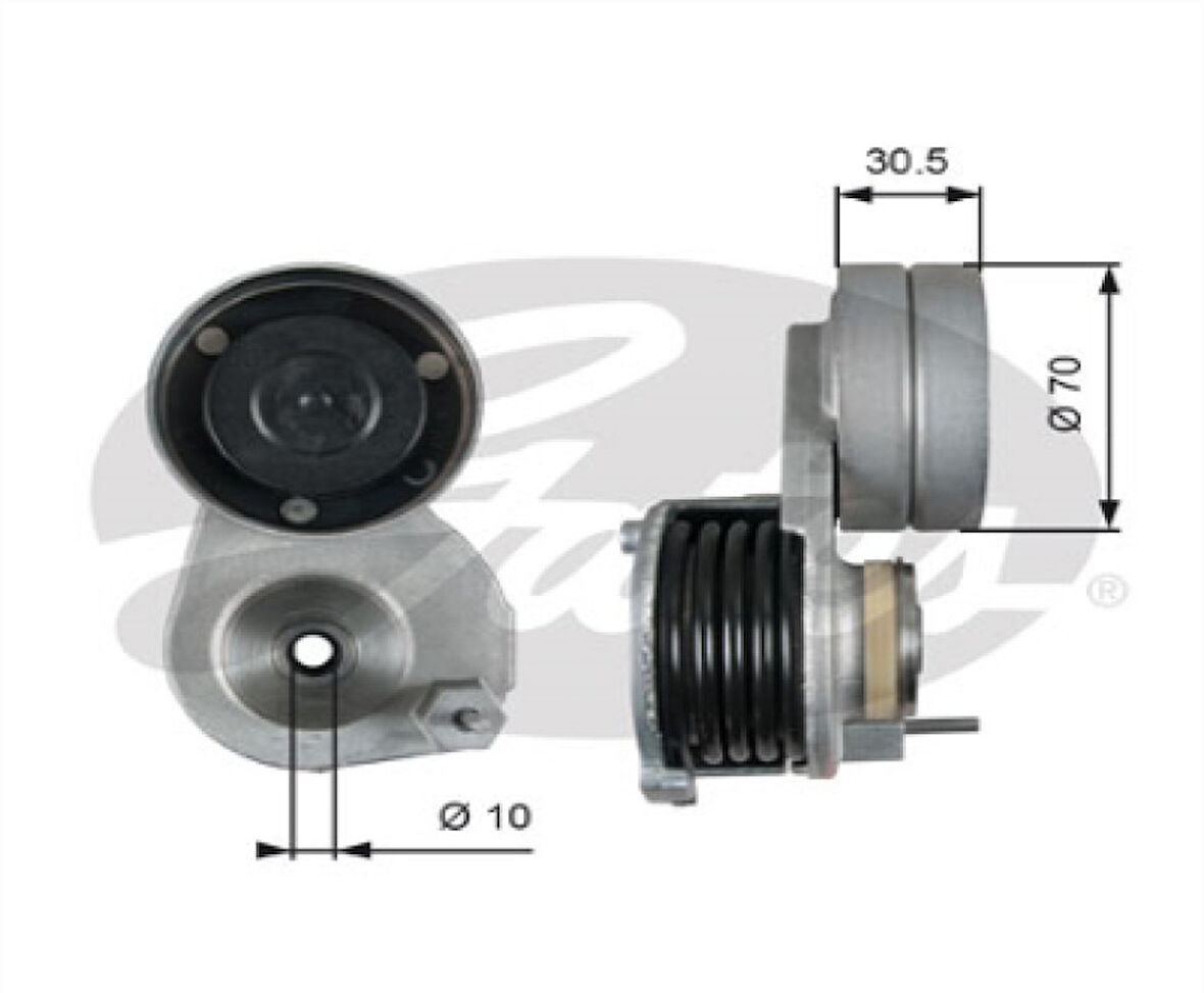 Av V Kayıs Gergisi Komple - Kanallı V Kayısı - Gts T38664