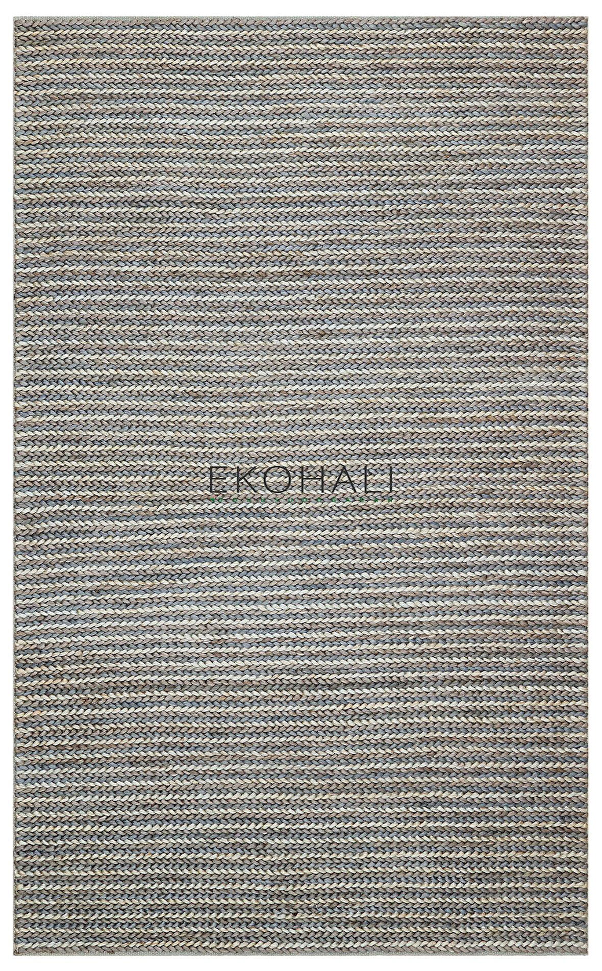 Netra Koleksiyonu Jüt ile üretilen el dokuma sisal kilim C-1512 Navy Multy XW