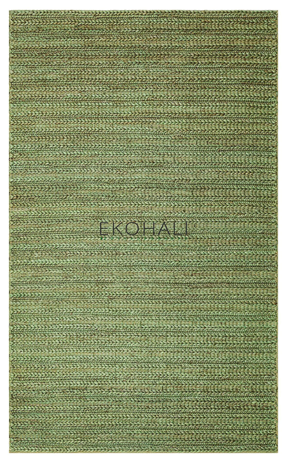 Netra Koleksiyonu Jüt ile üretilen el dokuma sisal kilim Triple Green XW