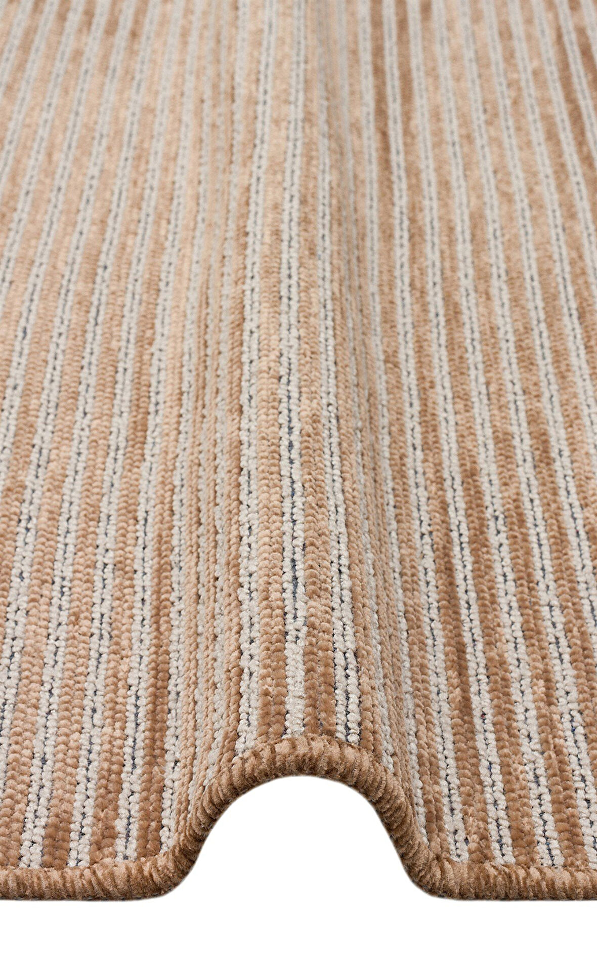Ada Koleksiyonu Yumuşak Dokulu Kaymaz Tabanlı Dokuma Kilim ADA Plain Bej