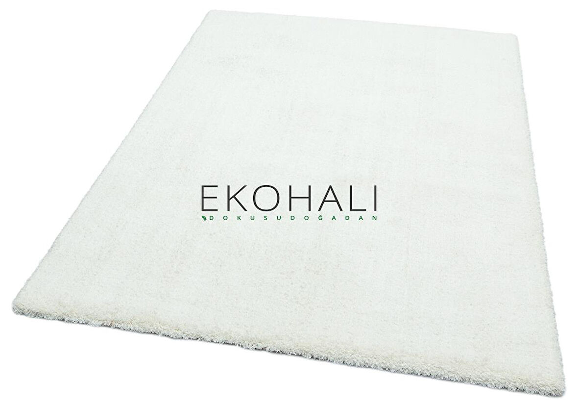 Comfort Koleksiyonu Yumuşak Dokulu Tozsuz Halı 1006 Beyaz