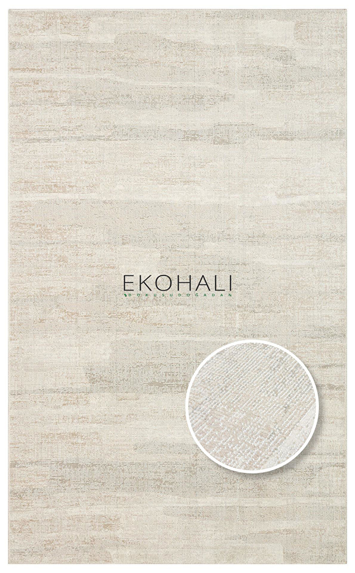 Kalahari Koleksiyonu Sade ve Şık Halı  KLH 01 Grey Beige