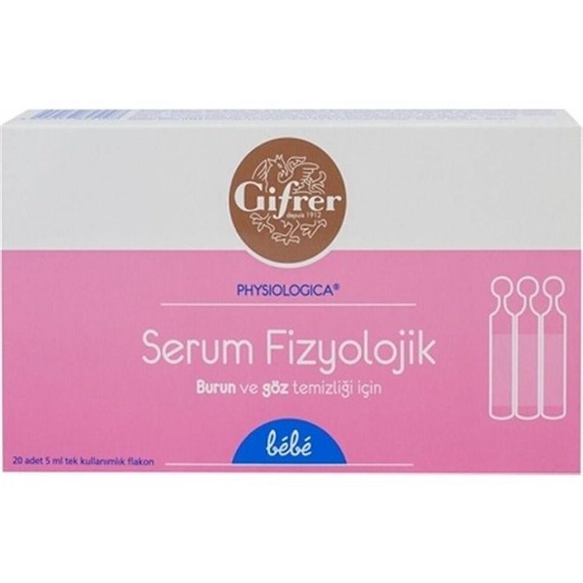 Gifrer Serum Fizyolojik 5 ml x 20 Flakon