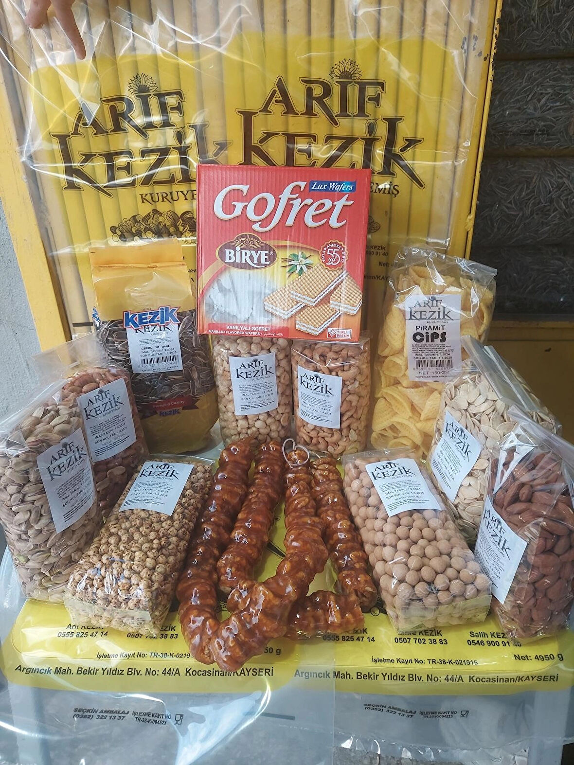 12'Lİ AİLE PAKETİ 5650 GR. ARİF KEZİK KURUYEMİŞ