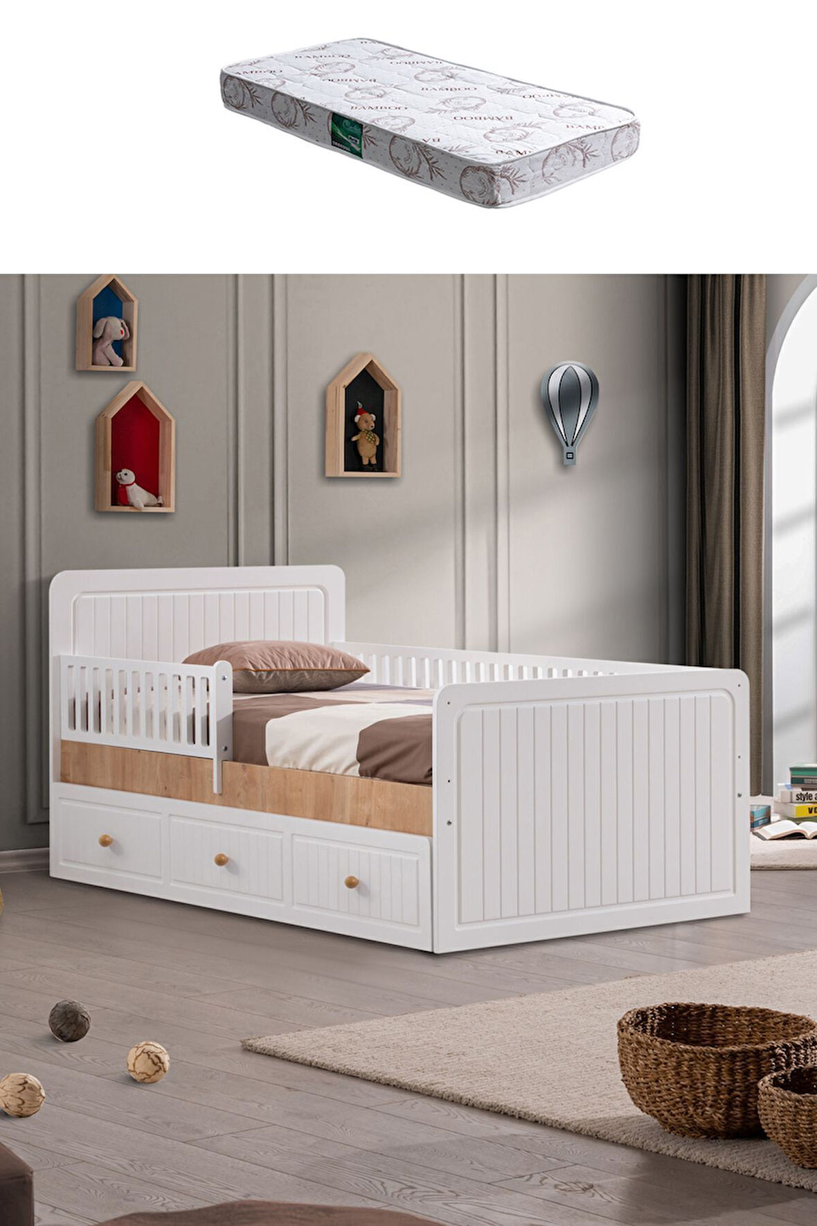 Montessori Yatak, Lena Yavrulu Montessori Yatak 1 Adet Comfort Yatak