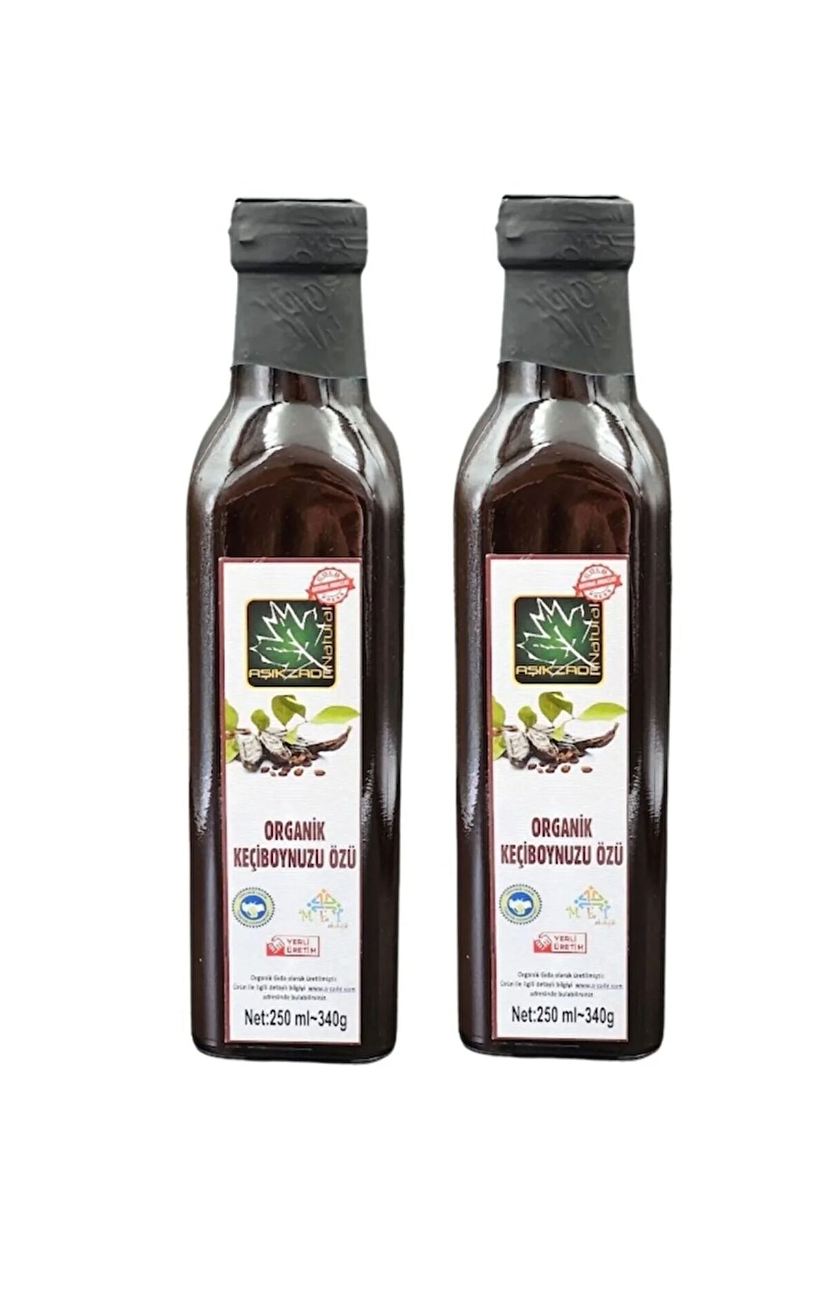 2'li Set Organik Keçiboynuzu Özü 250ml 340g