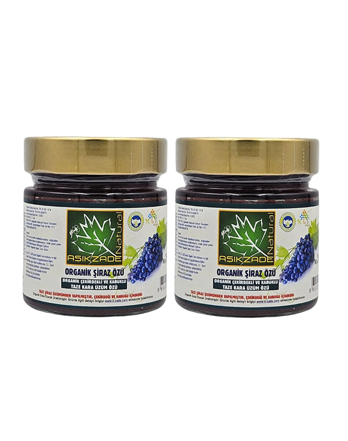 2'li Set Organik Şiraz özü 255ml 280 G