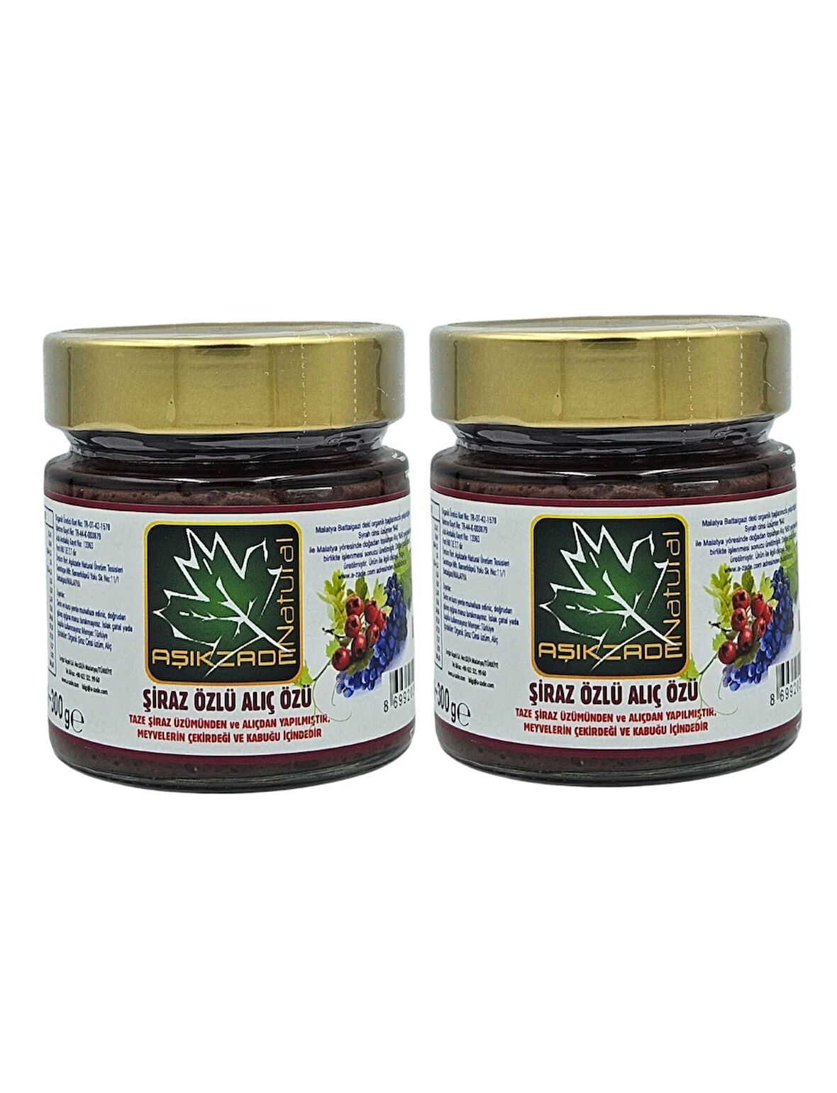 2'li Set Şiraz Özlü Alıç Özü 255ml 300 G