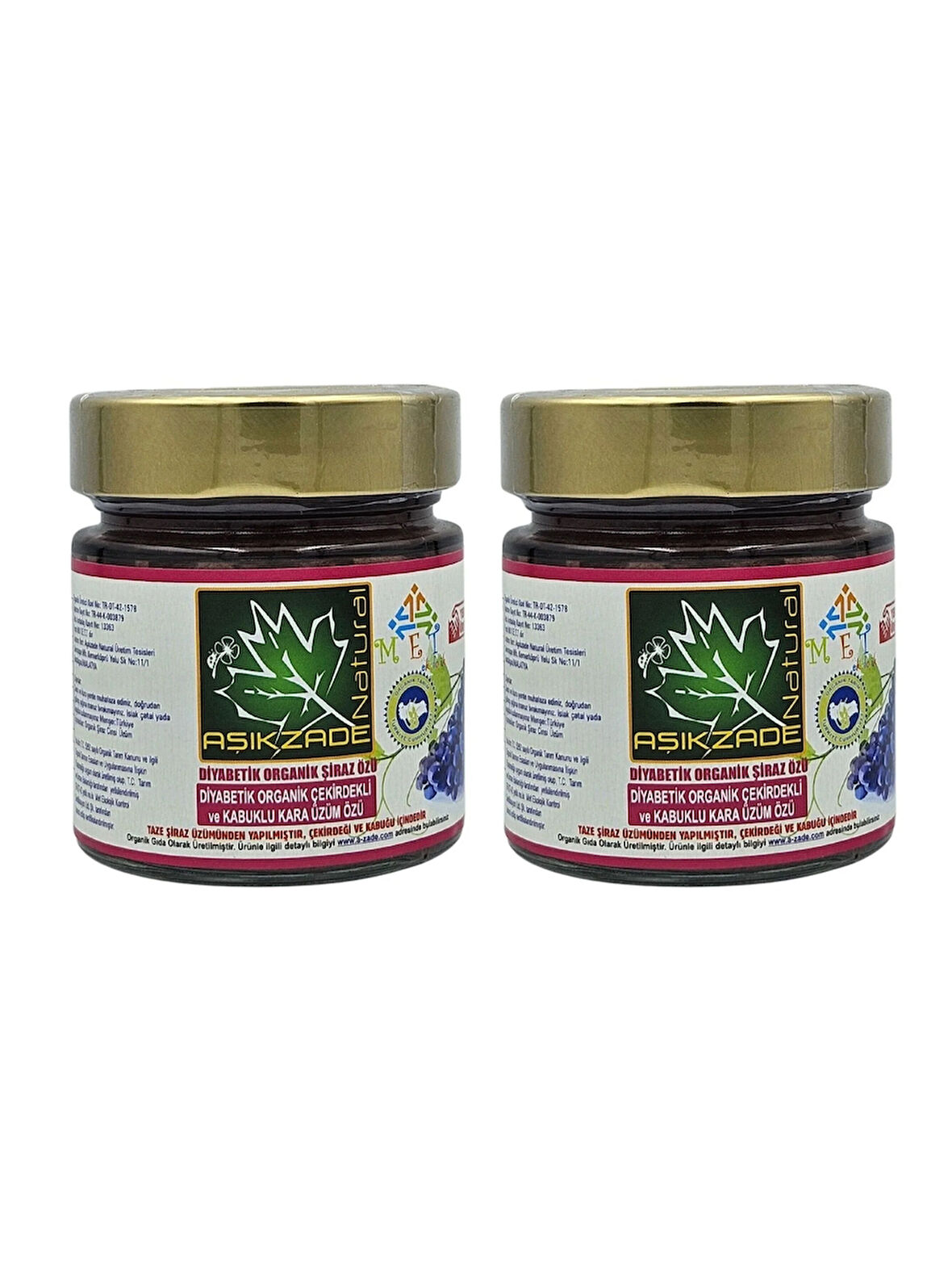 2'li Set Diyabetik Şiraz Özü 255ml 265g
