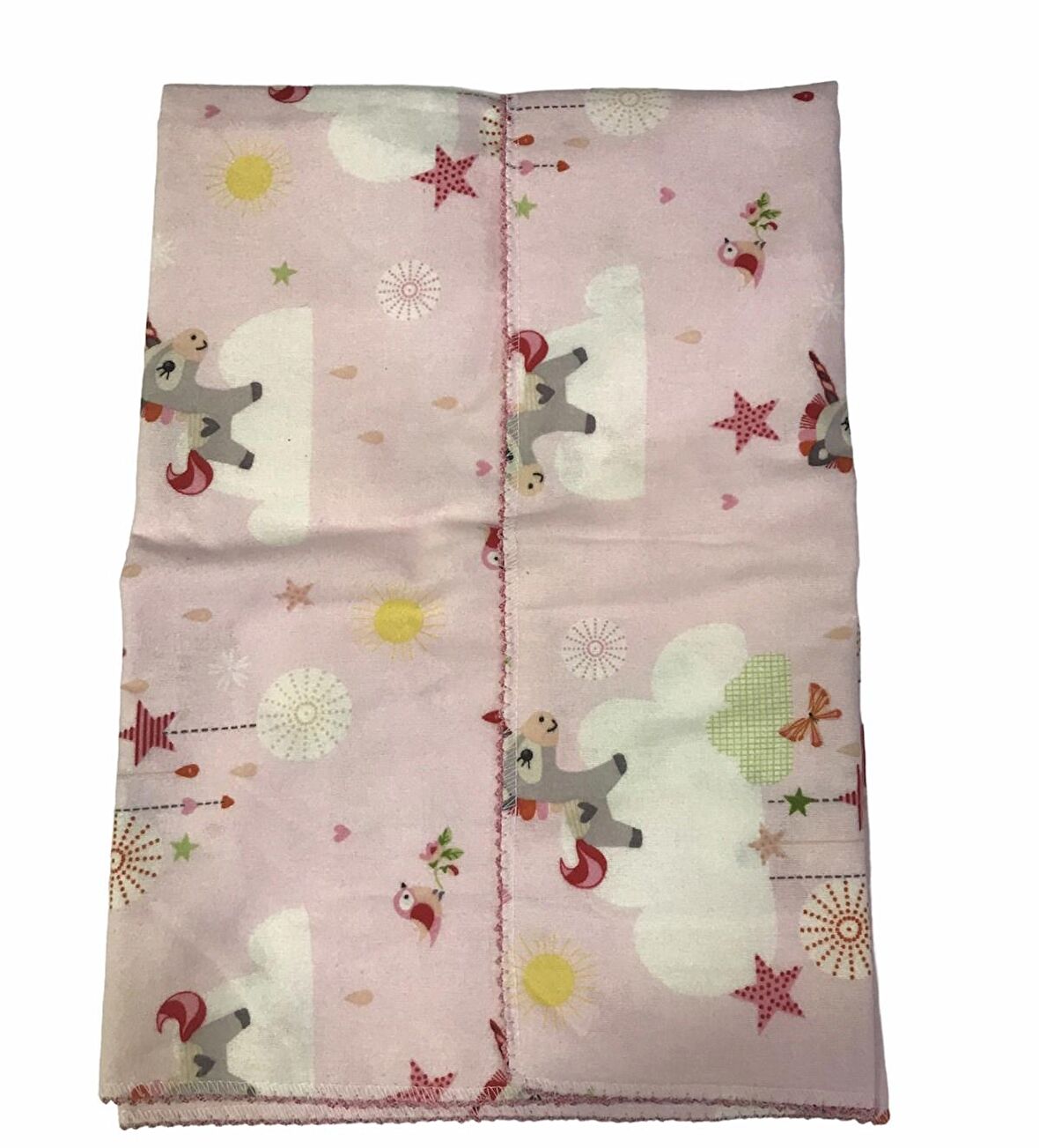 Holmen Pazen Unicorn 80x90 cm Bebek Battaniyesi Pembe