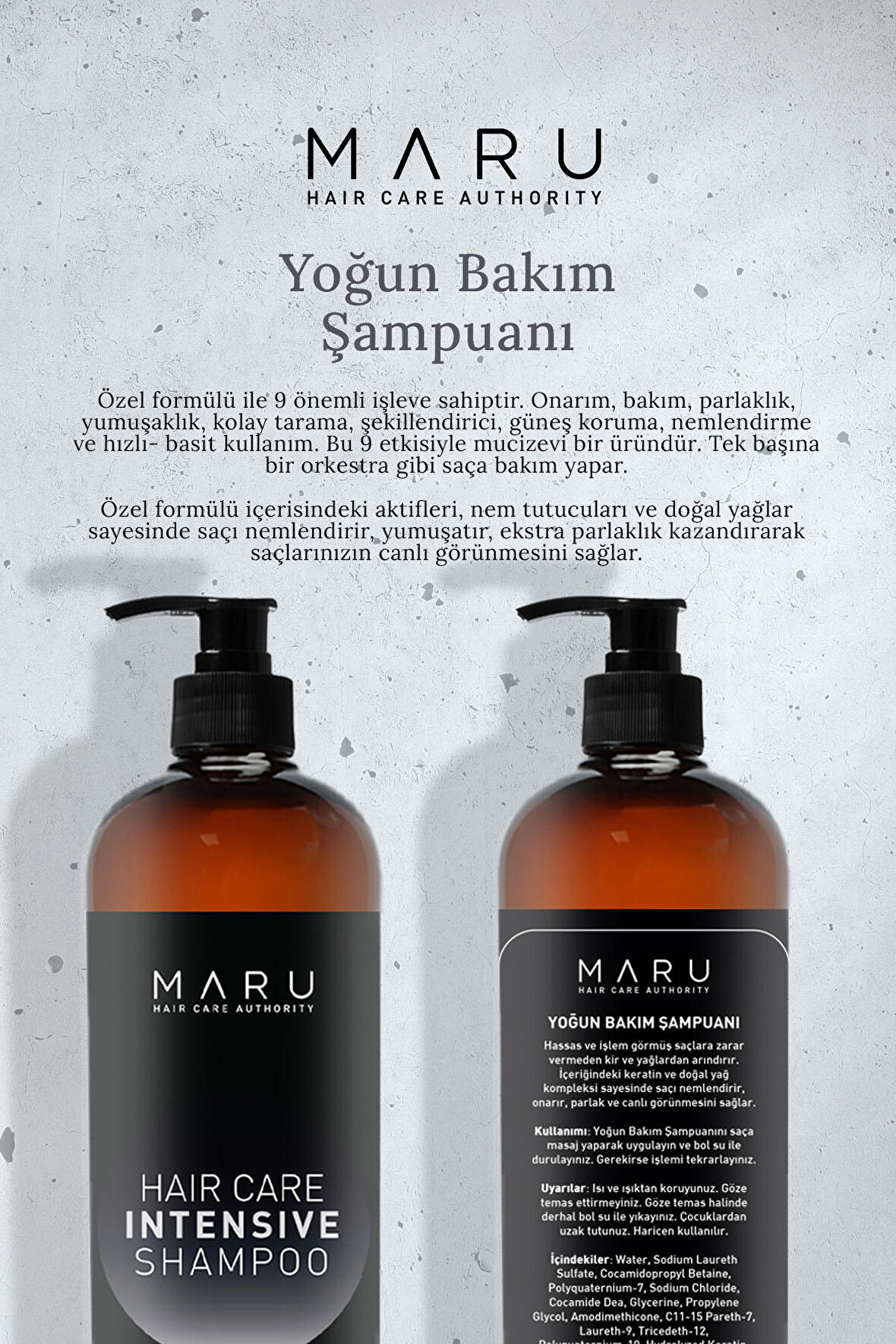 Intensive Repair Yıpranmış Saçlar Için Yoğun Bakım Şampuanı 750 ml