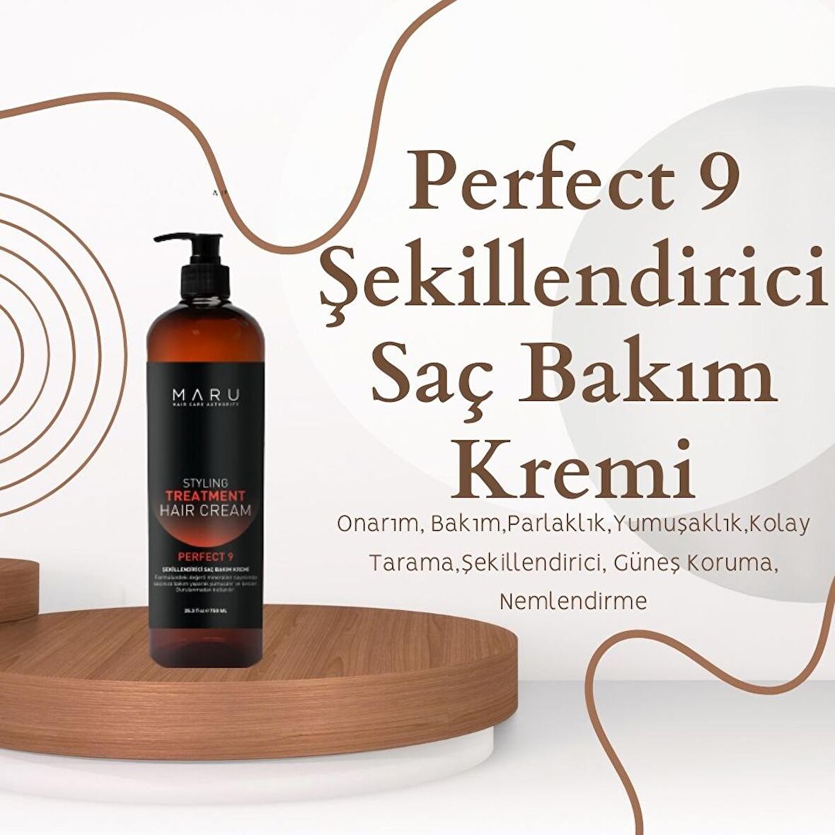 Bukle Belirginleştirici Ve Şekillendirici Durulanmayan Saç Bakım Kremi 750 ml