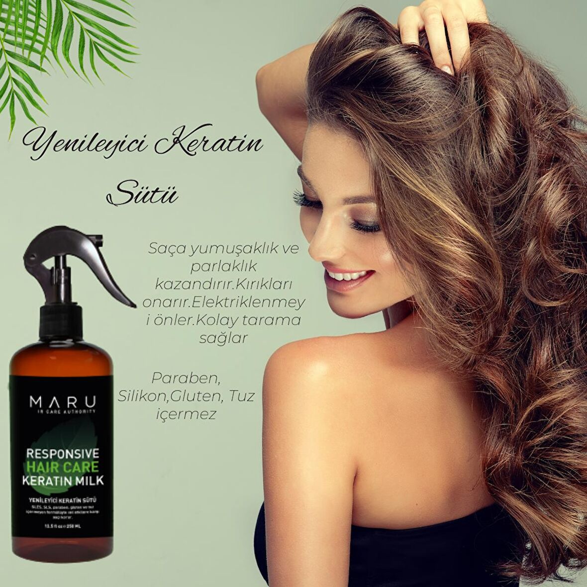 Vegan Keratin Fön Sütü 250 Ml. Tuz, Sls Içermez