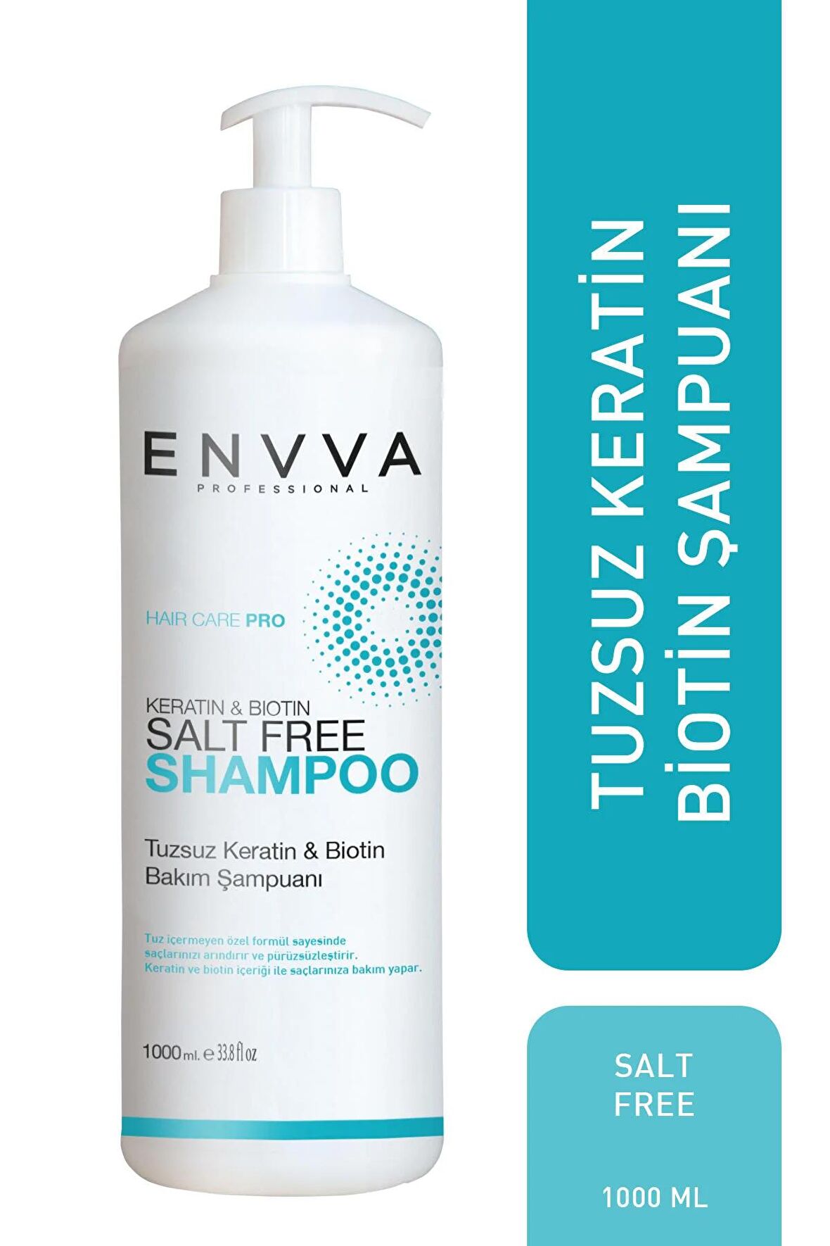 Tuzsuz Keratin Biotin Bakım Şampuanı 1000ml