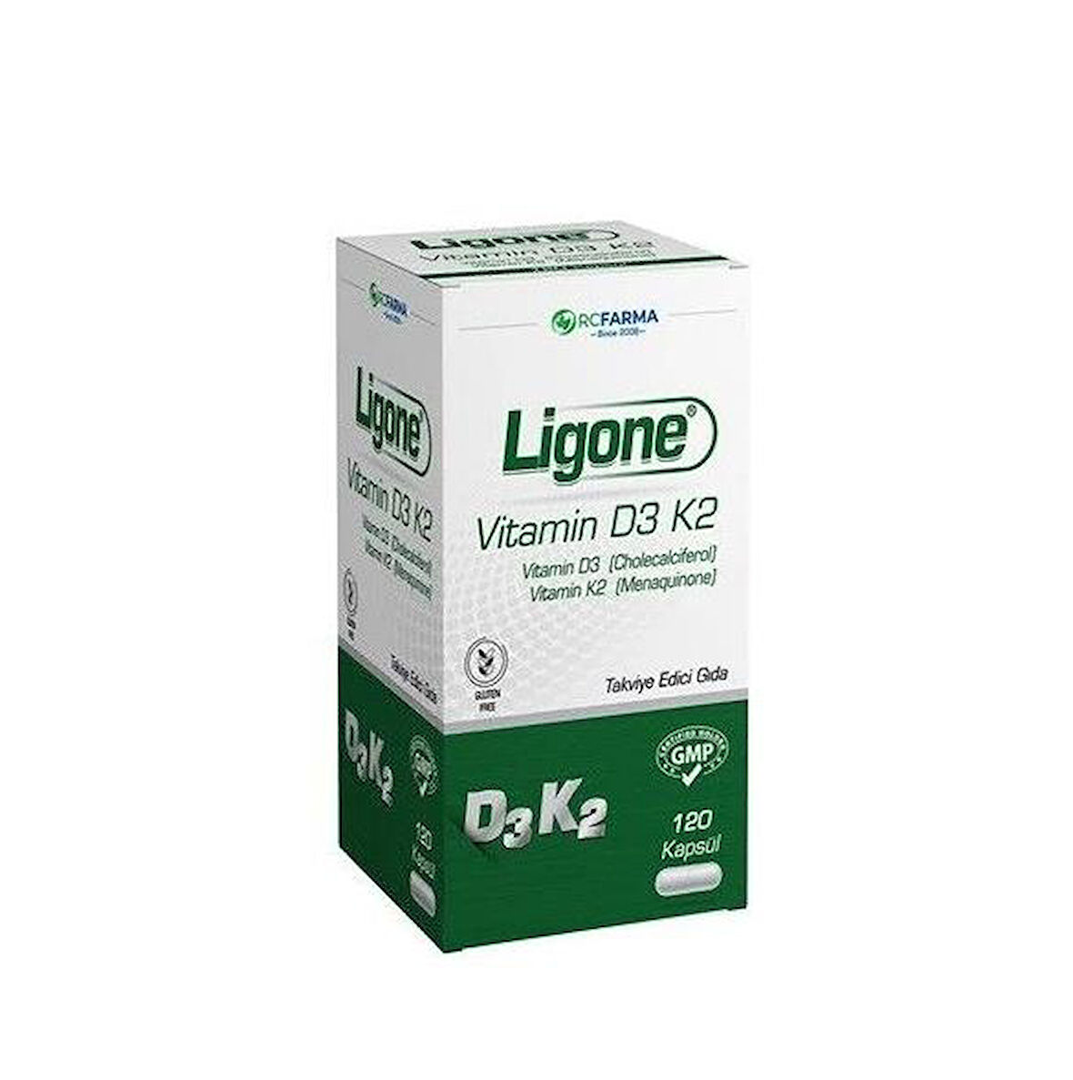 Ligone Vitamin D3 K2 120 Kapsül