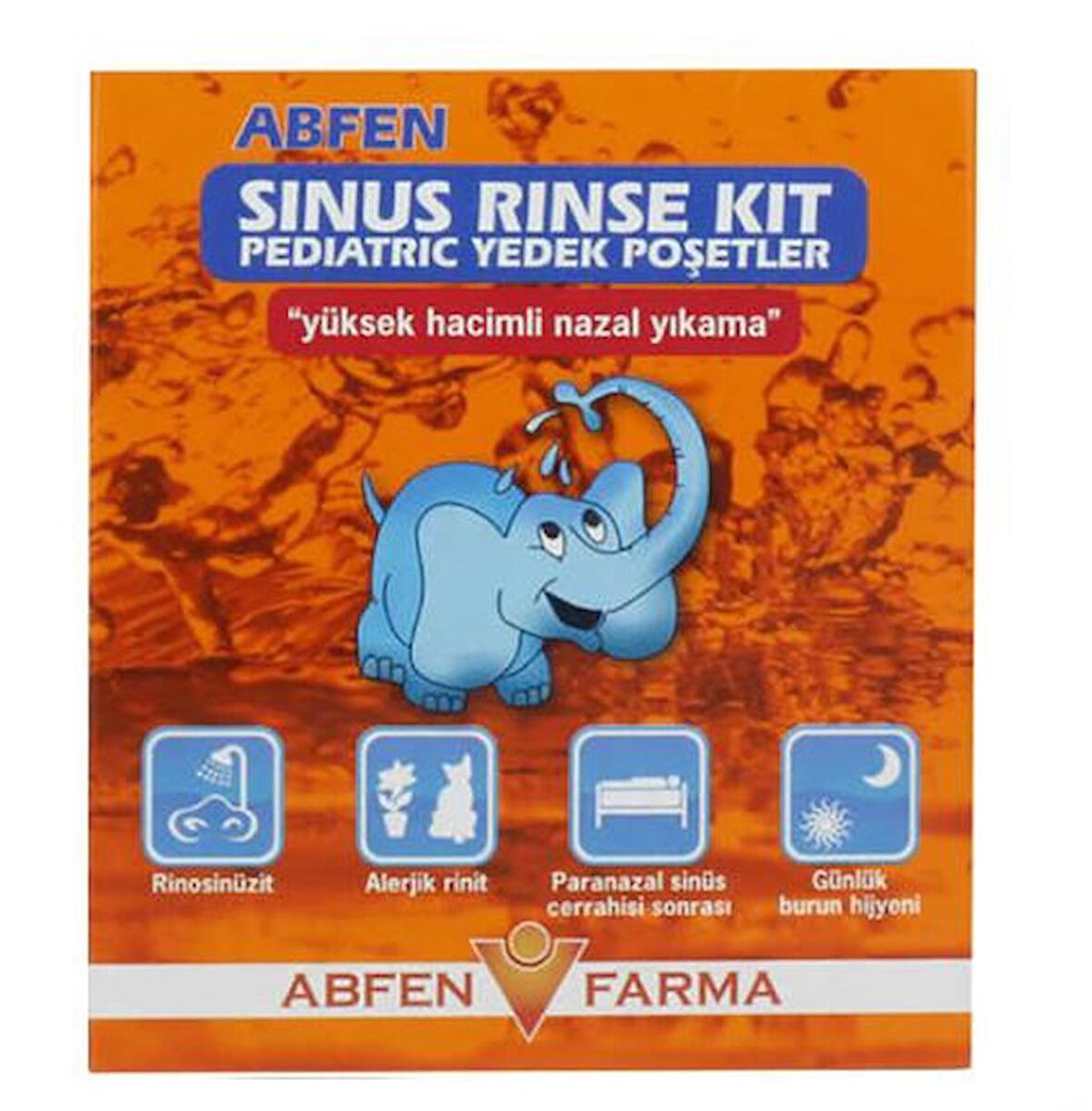 Abfen Sinus Rinse Kit Pediatrik Yedek Poşetler