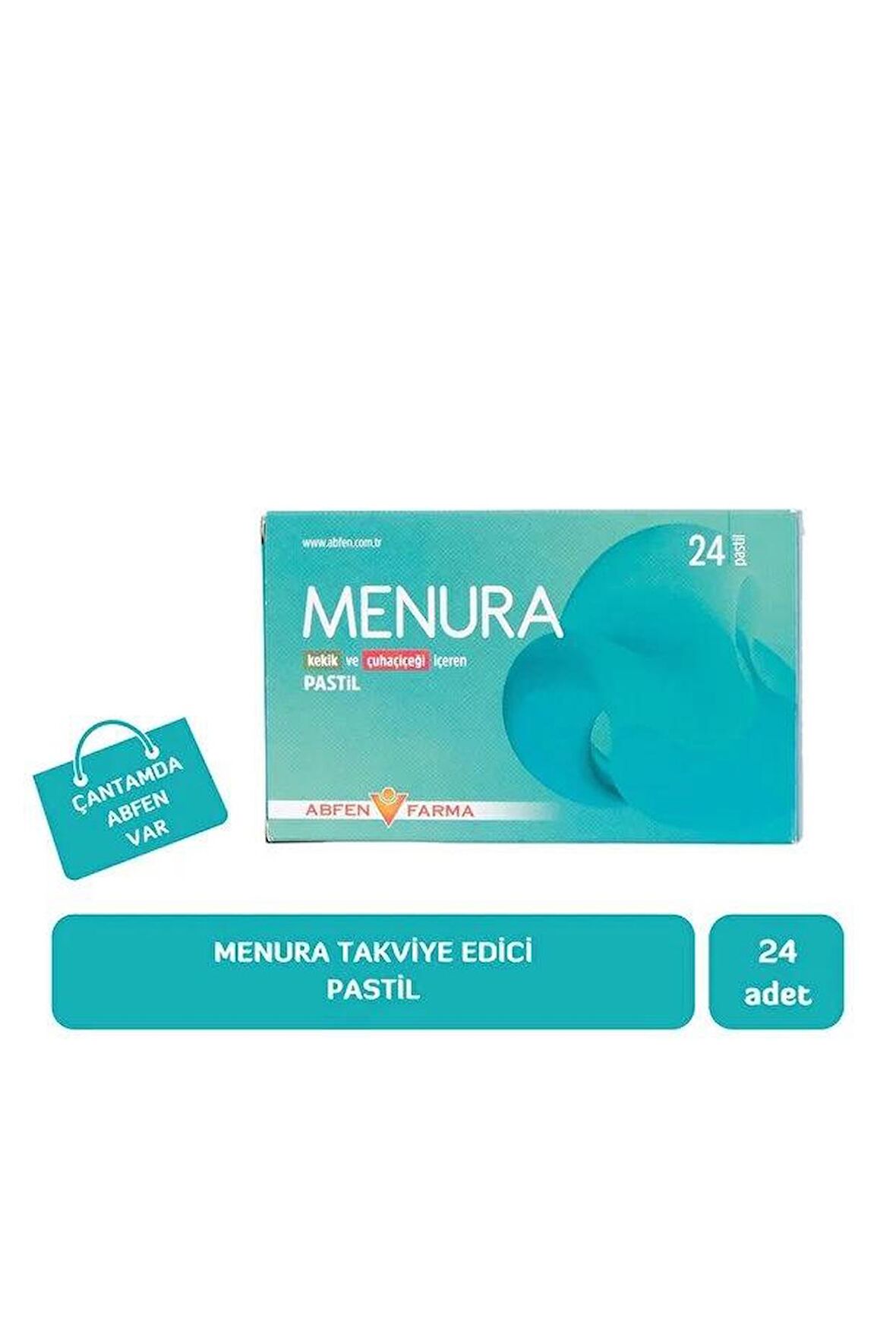 Menura Kekik Ve Çuhaçiçeği İçeren Pastil 24 Tablet 