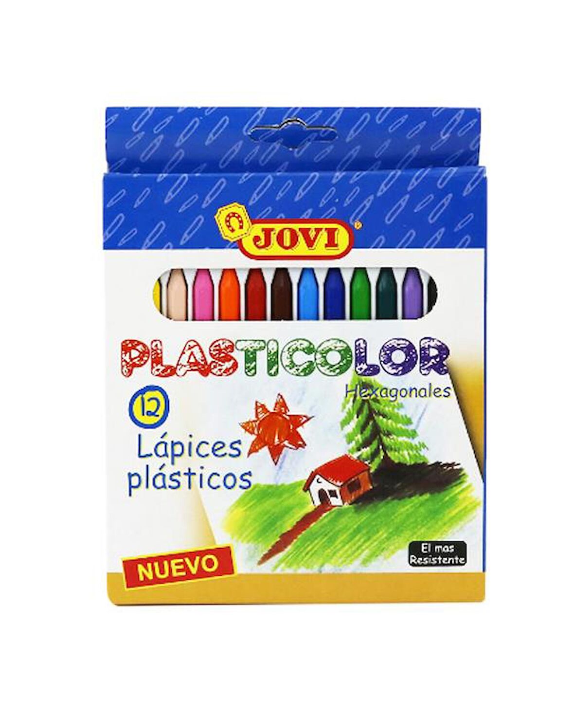 Jovi Plasticolor 12 Renk Pastel Boya