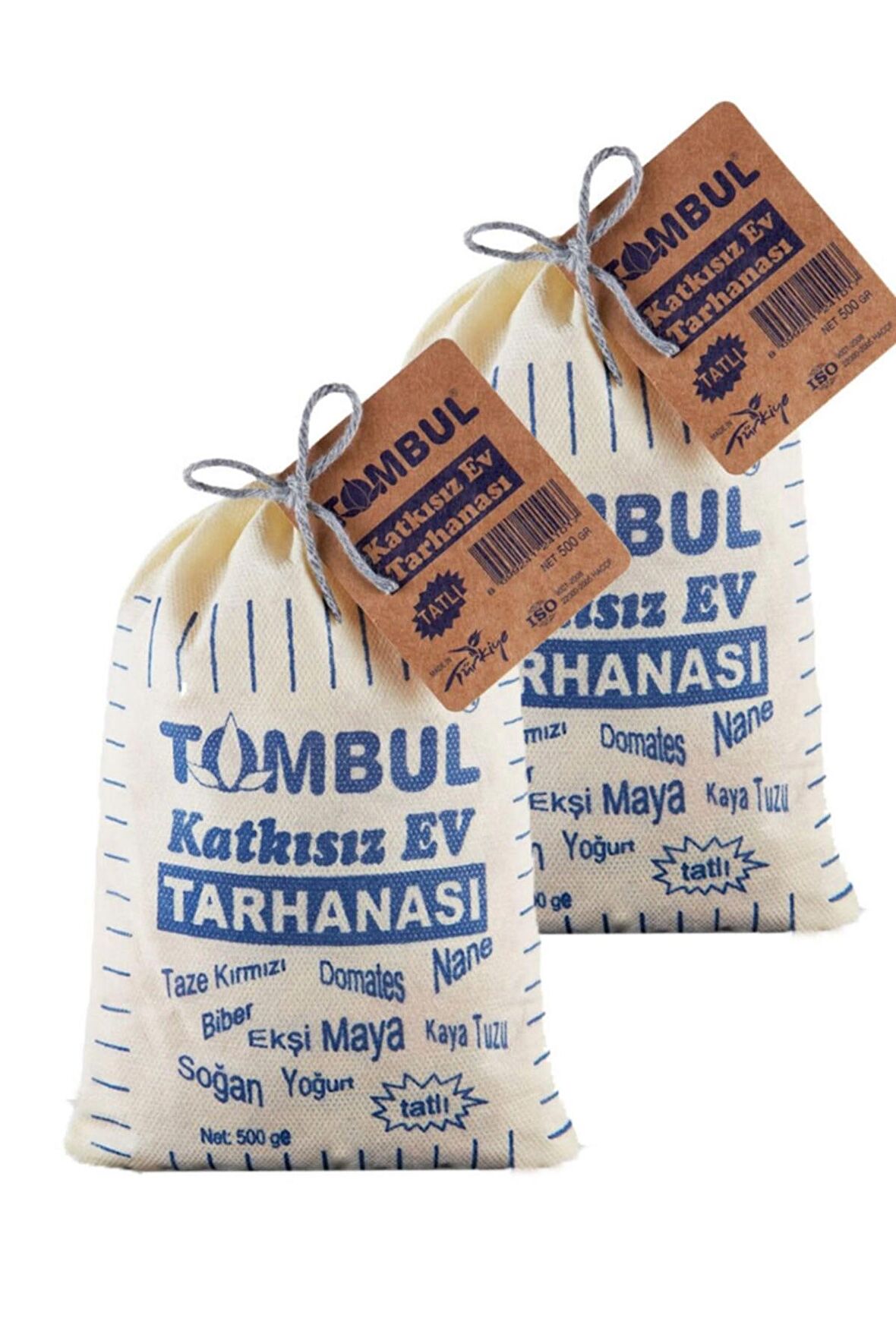 Tombul Katkısız Ev Tarhanası Tatlı 500 G * 2 Adet (toplam 1000 G)