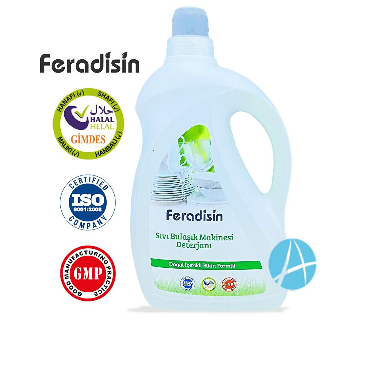 FERADİSİN Bulaşık Makinesi "jel" Deterjanı 2000 Ml