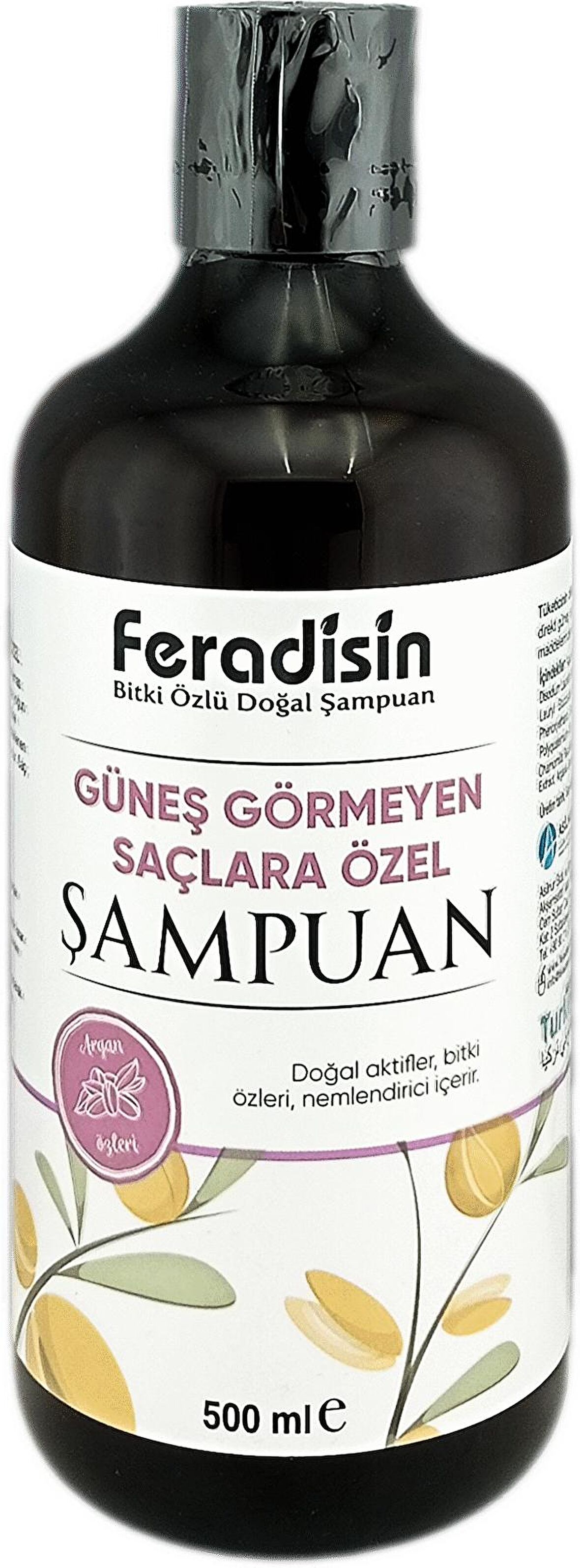 FERADİSİN Güneş Görmeyen Saçlar Için Şampuan 500 Ml