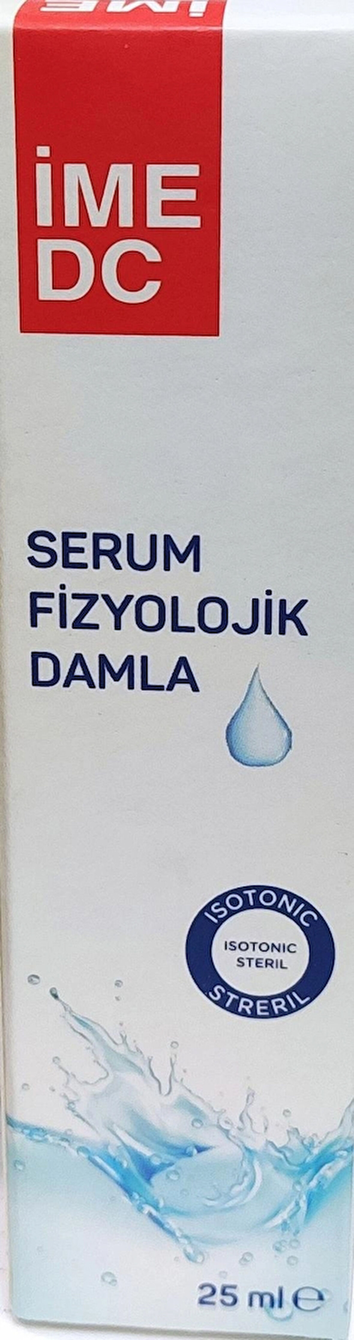 İME DC SERUM FİZYOLOJİK DAMLA 25 ML