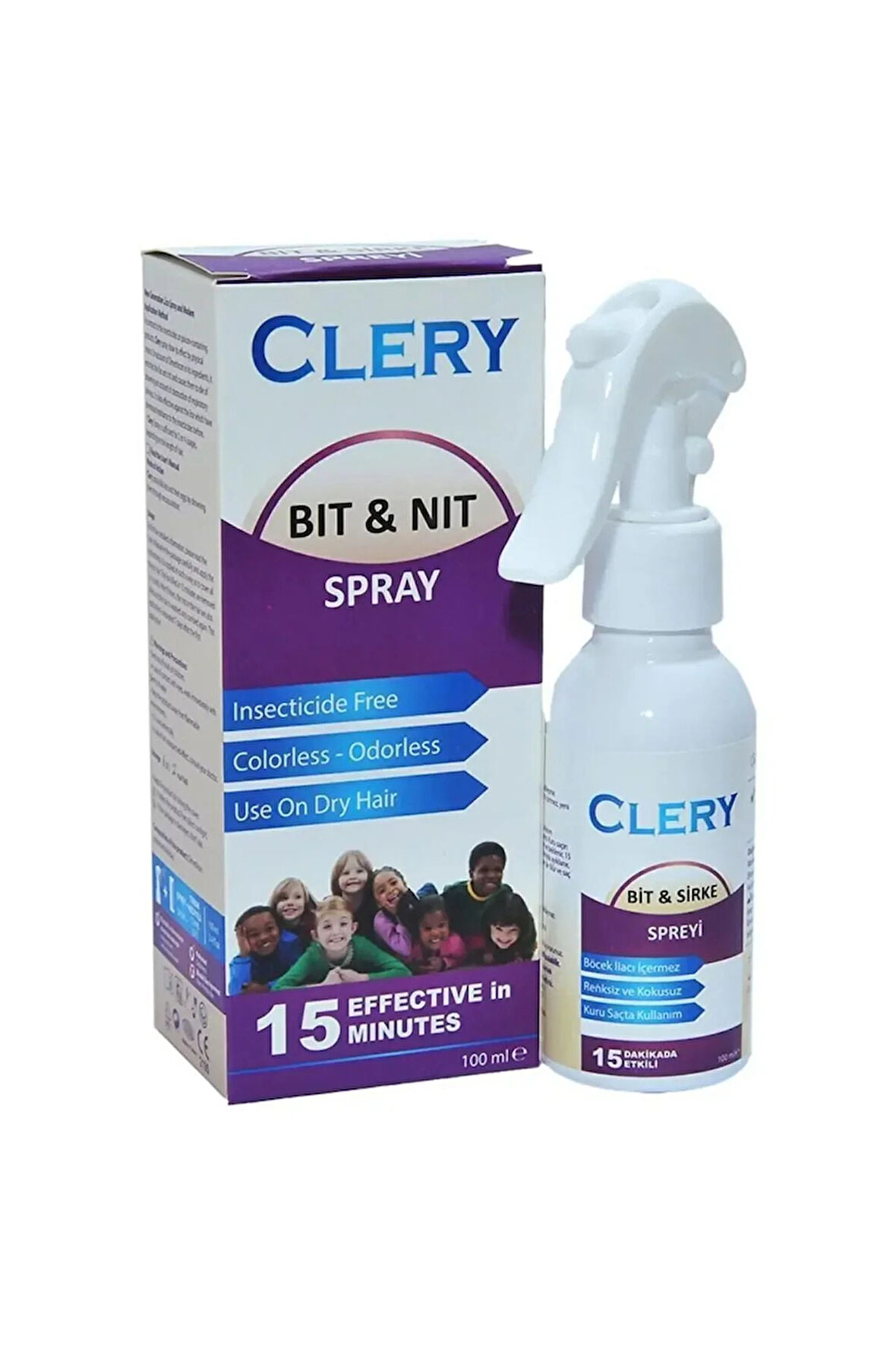 CLERY 100ML SPREY BİT-SİRKE+METAL TARAK