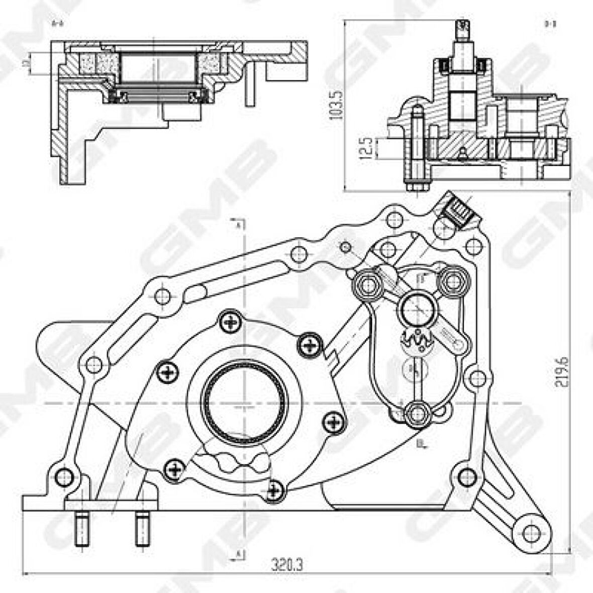 Kore Yag Pompası - Yag Pompası - Gmb Goas-03a