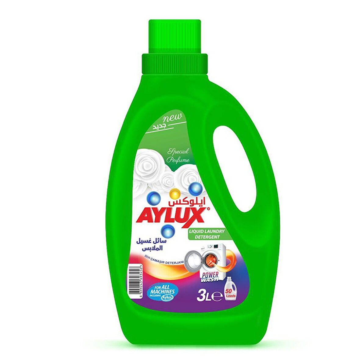 Aylux çamaşır Detarjanı Sıvı Yeşi̇l 3 Lt 