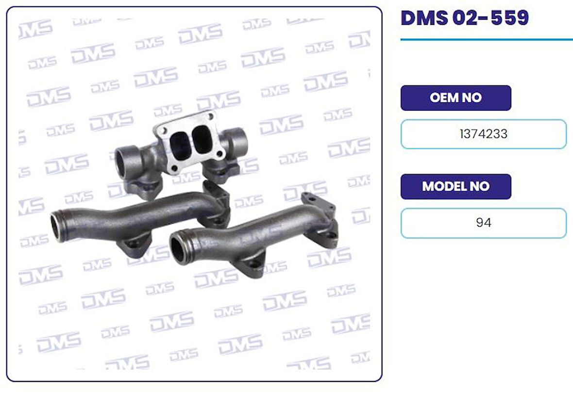 Scanıa Truck Egzoz Manıfoldu Takım  Scanıa P G R T 94 - Demosan 02-559