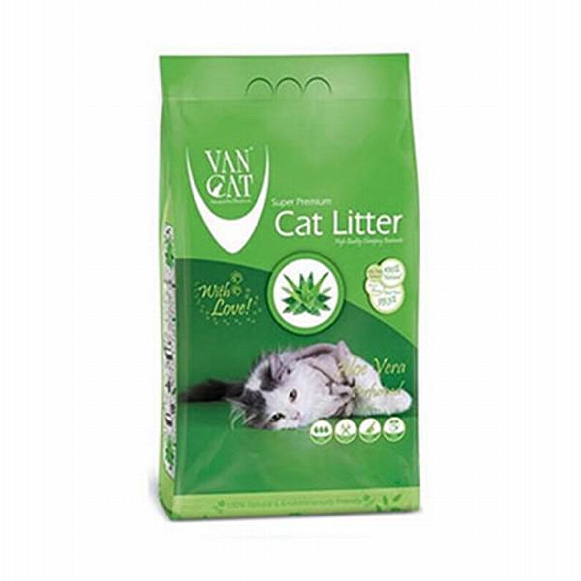 Van Cat Aloe Vera Kokulu İnce Kedi Kumu 10 Kg 