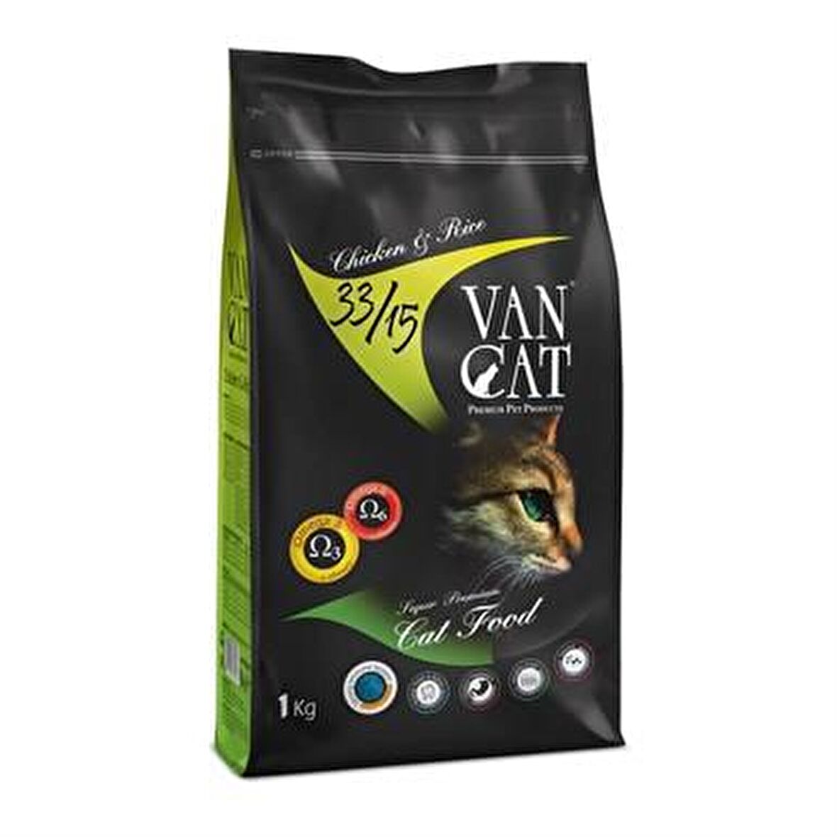 Vancat Tavuklu Kedi Maması 1 Kg