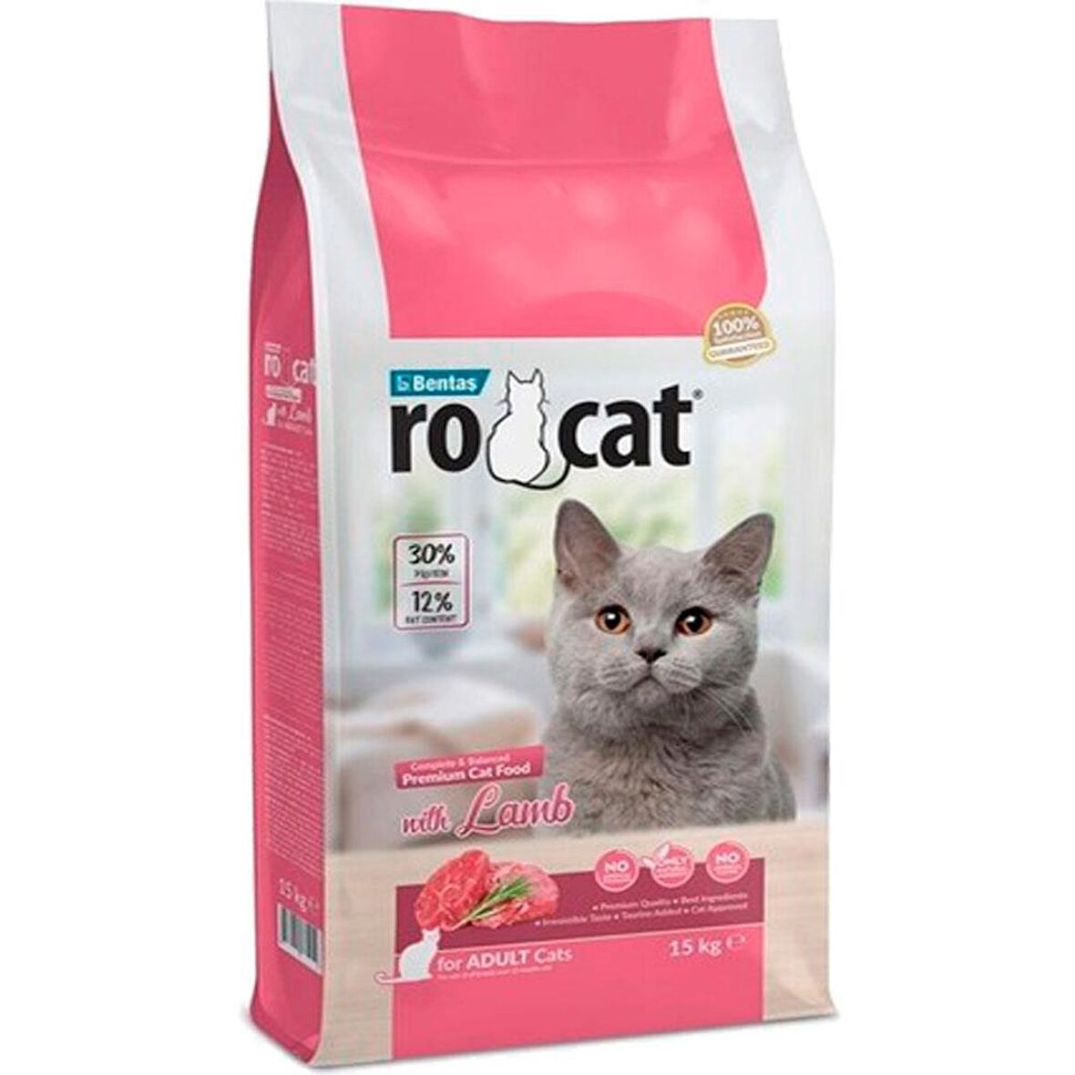 Ro Cat Kuzu Etli Kedi Maması 15 Kg