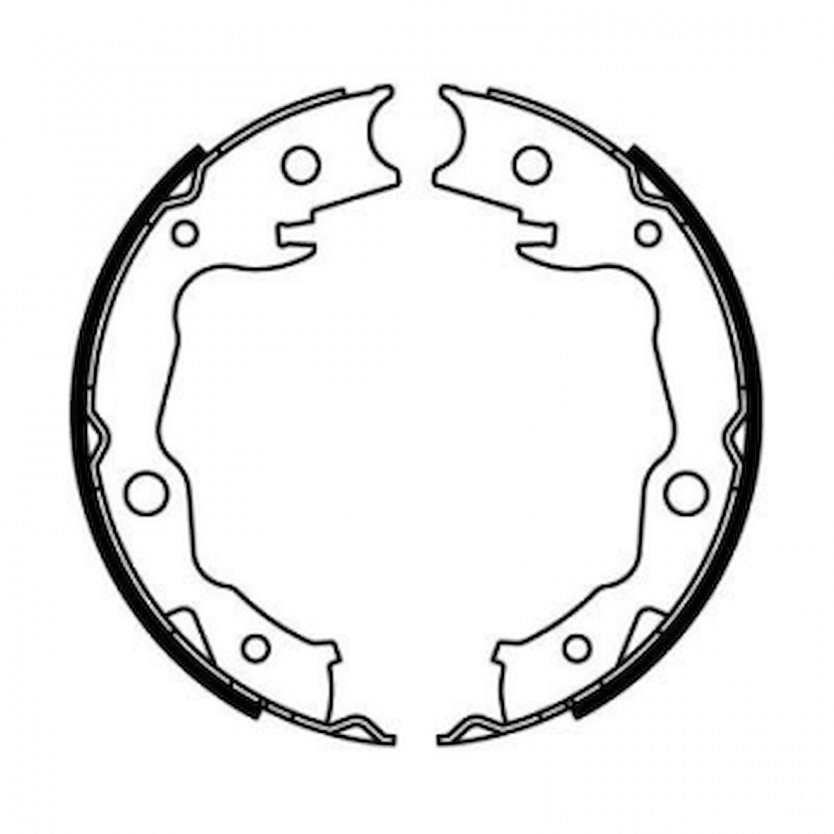 Nissan Kampana Balata Qashqaı J10 X Traıl 07> 13 Juke F15 10> / Koleos I 08> / Rav 4 06> - Braxıs Ac0102