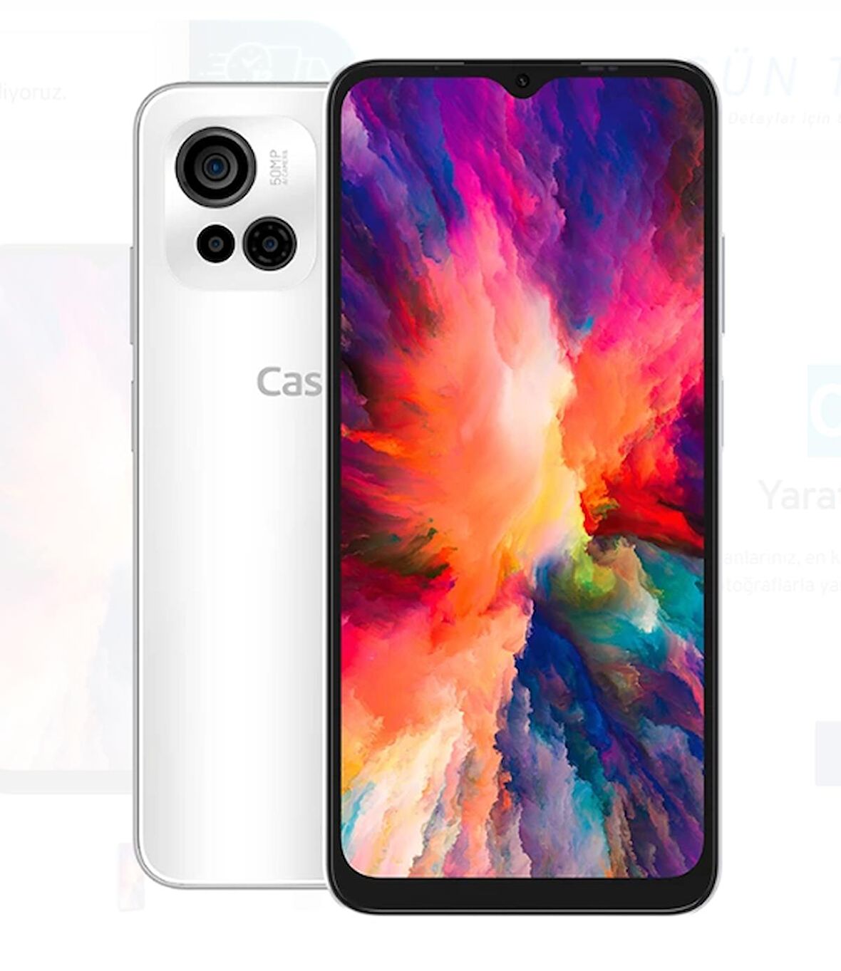 Casper VIA F30 Beyaz 128 GB 4 GB Ram Akıllı Telefon (Casper Türkiye Garantili)