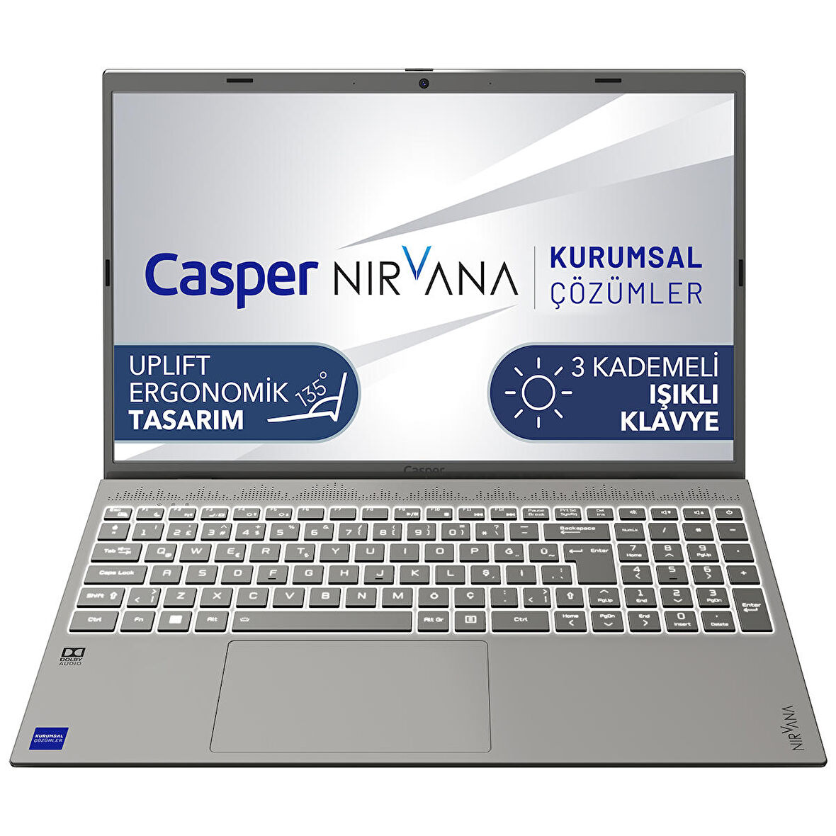 Casper Nirvana C650.1255-EF00X-G-F Intel Core i7-1255U 64GB RAM 1TB NVME SSD GEN4 Freedos