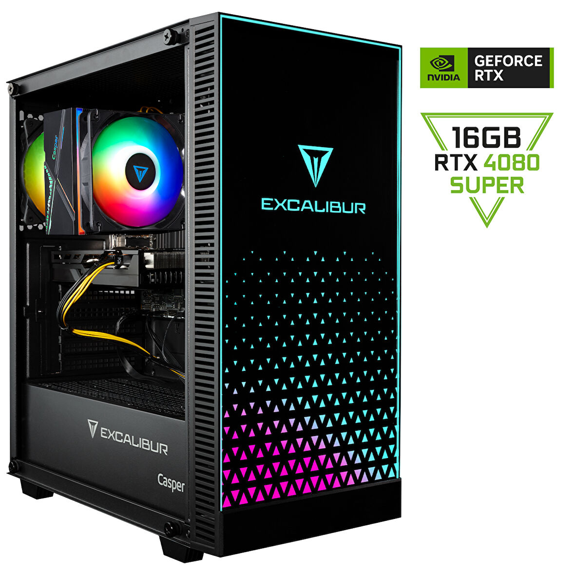 Casper Excalibur E65Z.127F-DF80X-0HG Intel Core i7-12700F 32GB RAM 1TB NVME SSD RTX4080 SUPER Freedos