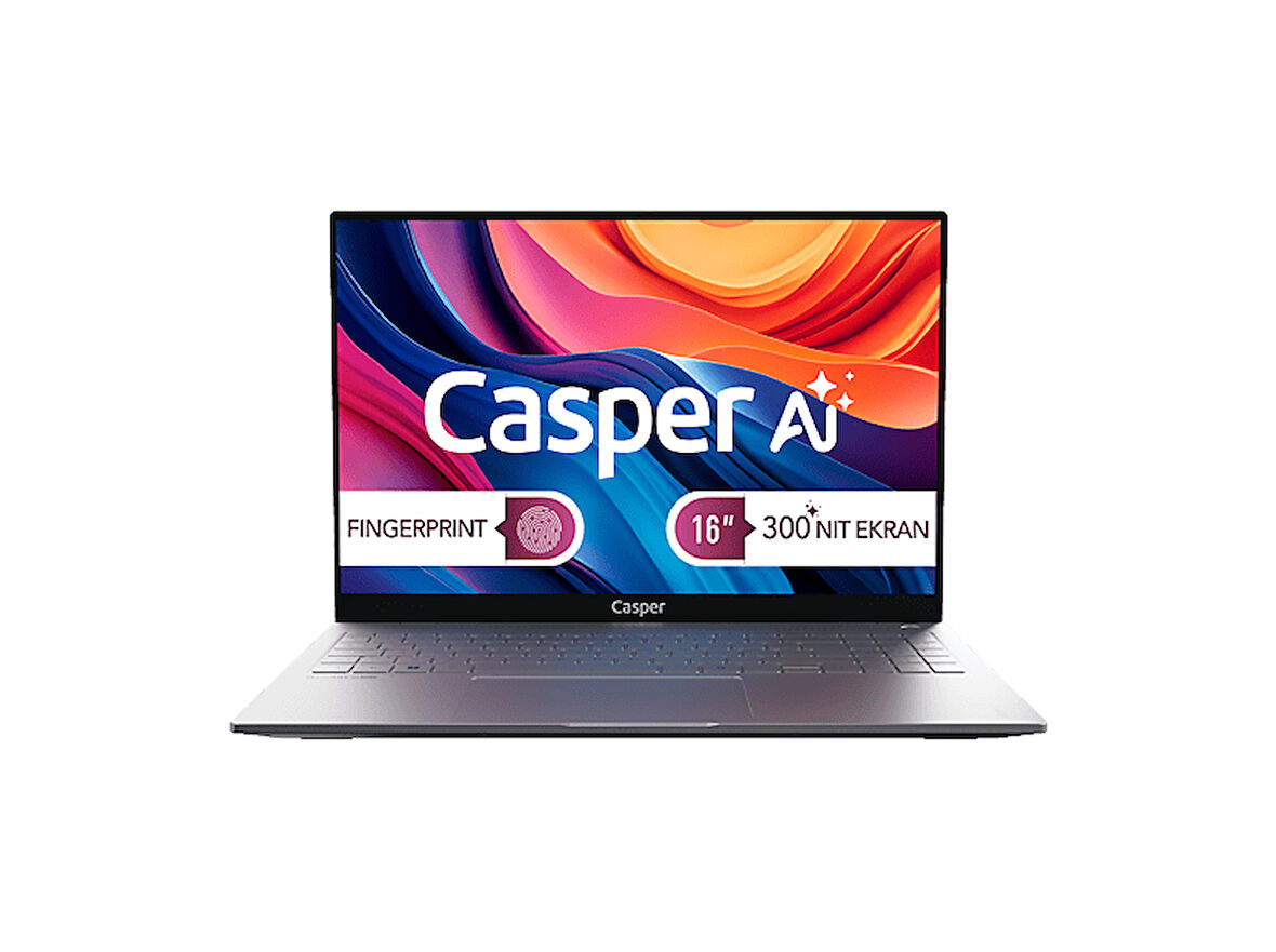 CASPER Nirvana S100.255H-CQ00A-G-F/Series 2 Intel® Core™Ultra 7 255H Ai//24 GB RAM/1 TB SSD/16"/W11 Laptop