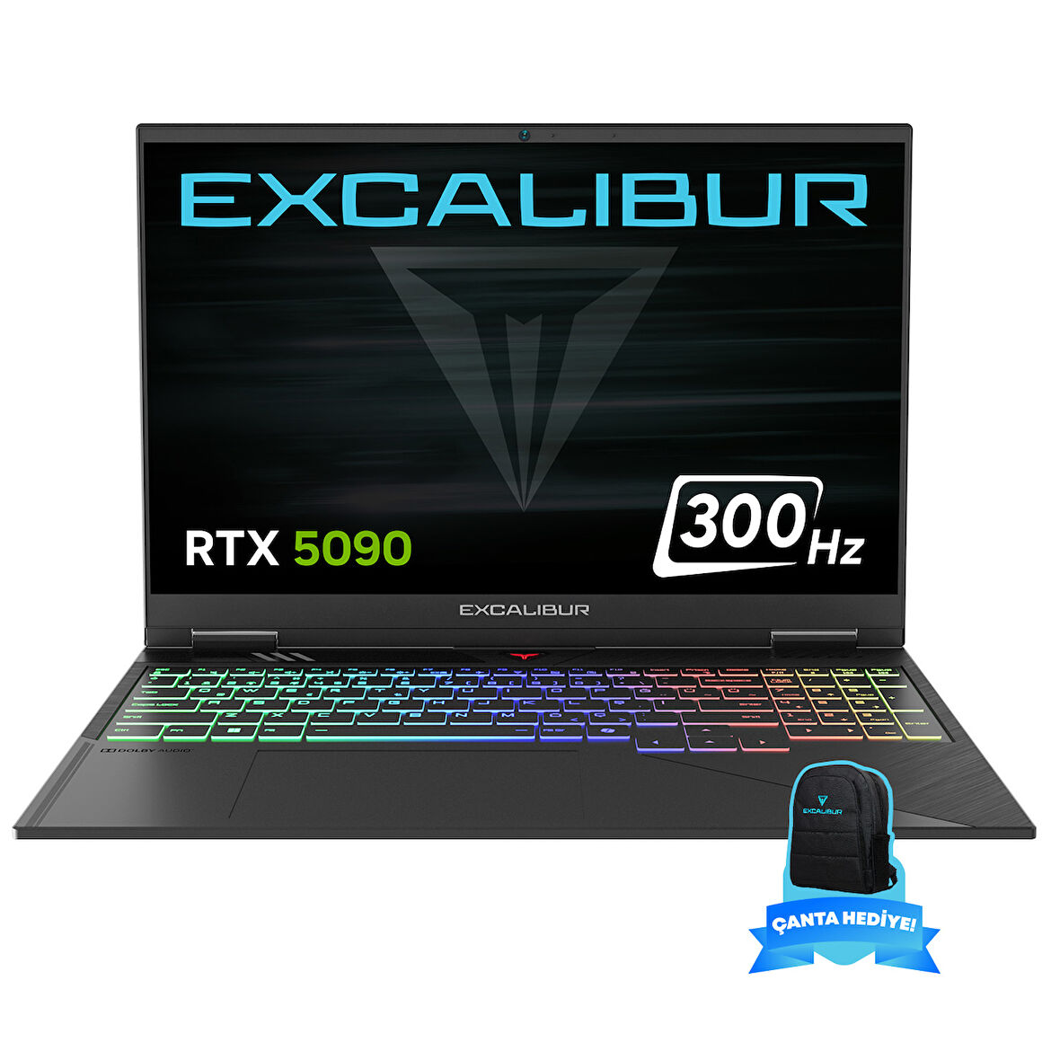 Casper Excalibur G920.1490-EN90H-E Intel Core i9-14900HX 64GB DDR5 RAM 2TB NVME SSD + 2TB NVME SSD 24GB RTX5090 Windows 11 Pro 300Hz Gaming Laptop
