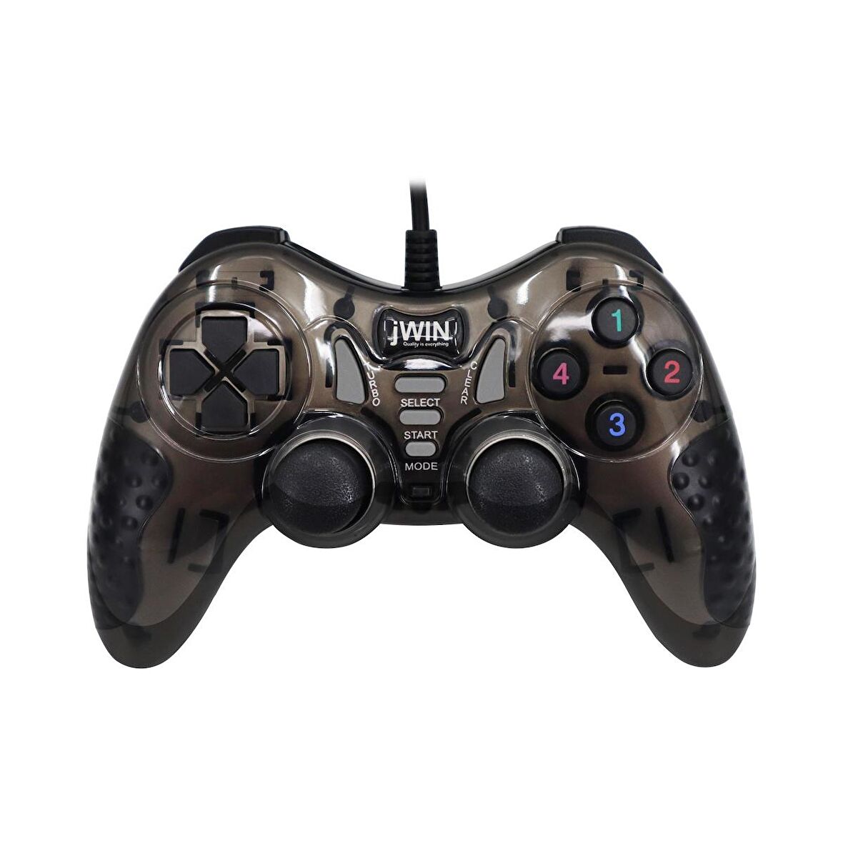 Jwin USB-1245 PC Gamepad  Bilgisayar Oyun Kolu - Siyah