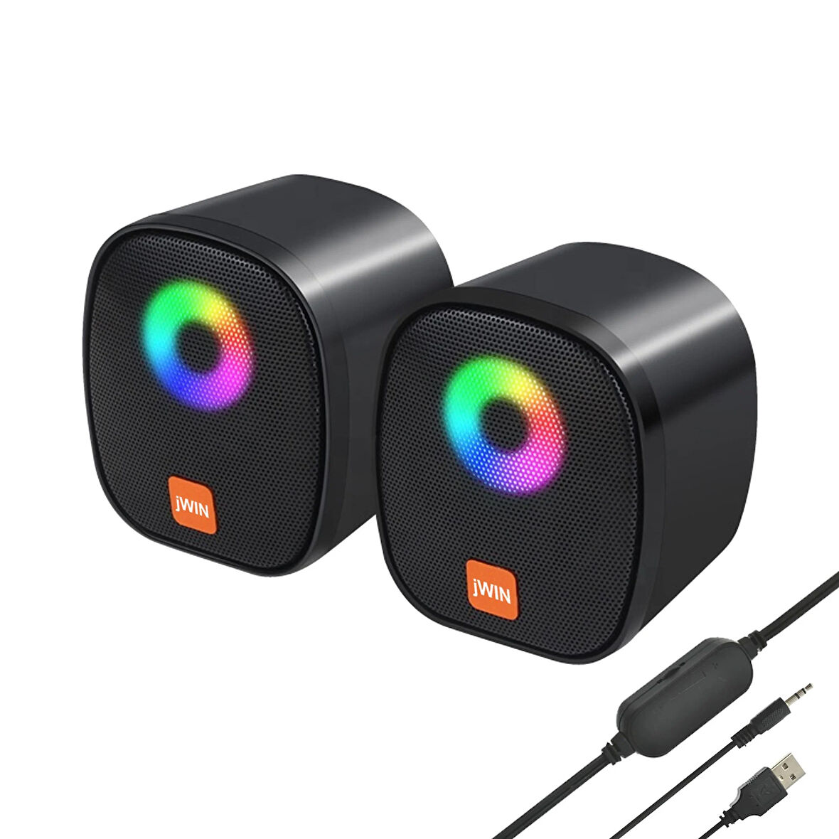 Jwin RGB-24 2'li USB Hoparlör