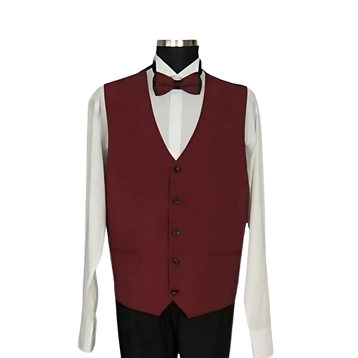 Formteks Garson Yelek Bordo