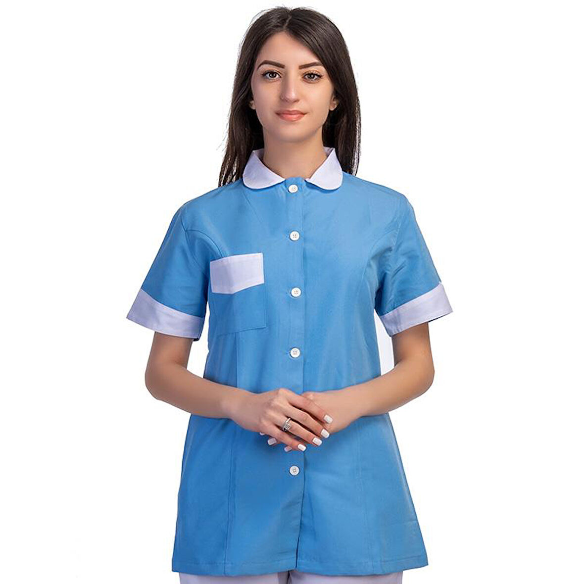 Formteks Kadın Temizlik Ceket Bebe Yaka