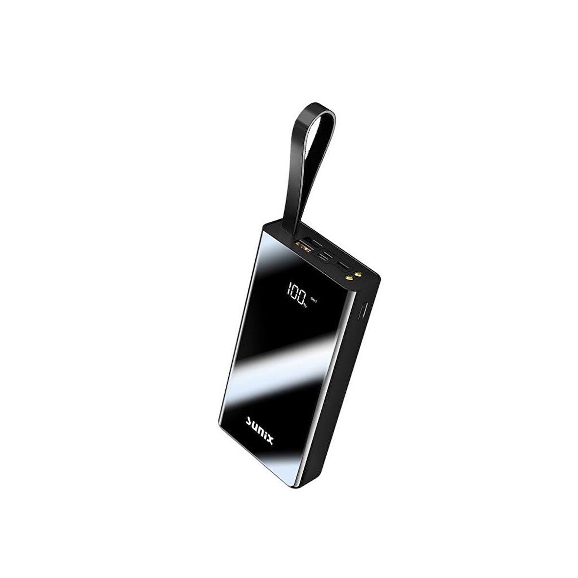 Sunix 30000 Mah 2.4A Dual USB Girişli Led Göstergeli Powerbank Siyah PB-11