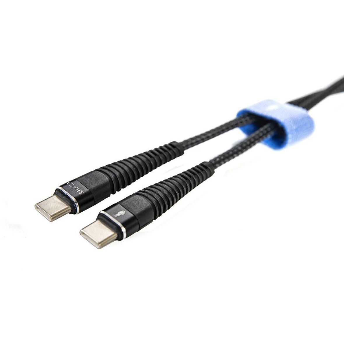 SHAZA TYPE-C TO TYPE-C PD 5A 100W Örgülü Hızlı Şarj ve Data Kablosu 3 Metre