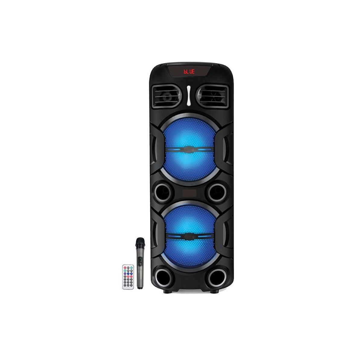 Sunix 20W 4500 Mah 8"x2 Woofer Taşınabilir Bluetooth Hoparlör BTS-350