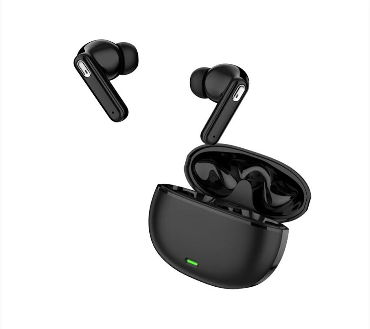 SHAZA S SOUND 8 Gürültü Azaltma Enc 4 Mikrofonlu Bluetooth 5.3 Tws Kulaklık Siyah