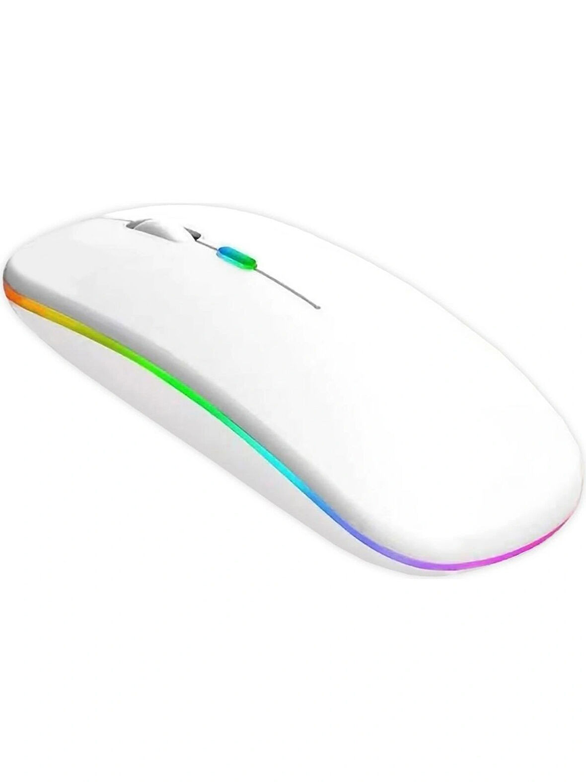 Classone RGB Işıklı RGB-102F, Kablosuz, Bluetooth Mouse Beyaz
