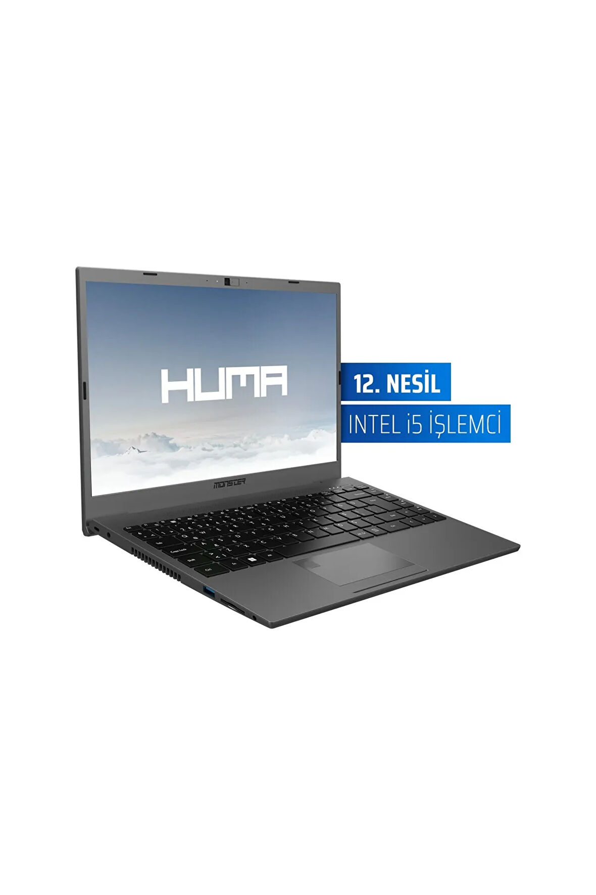 Monster Huma H4 V5.1.1 Intel Core i5-1235U 16GB RAM 1TB SSD Windows 11 14,1" FHD Taşınabilir Bilgisayar